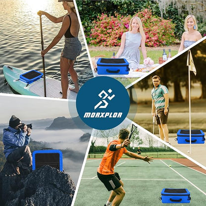 Waterproof PVC Paddleboard Cooler Deck Bag - 12 Can Soft Insulated Cooler for Paddleboarding, Camping, Kayaking