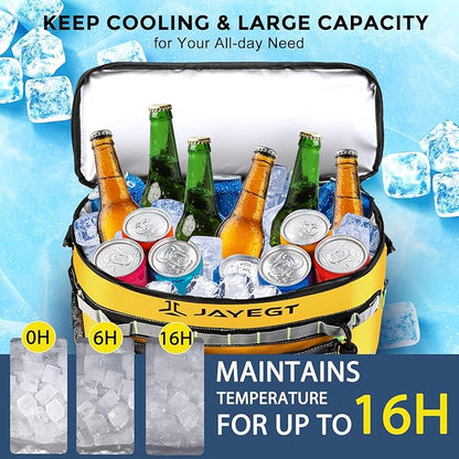 Kayak Cooler Behind Seat - Waterproof Cooler Bag Compatible with Lawn-Chair Seat Kayak，Kayak Accessories Camping Cooler, Portable Ice Chest for Fishing, Beach,Picnic, Trips