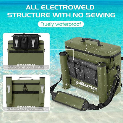 Kayak Cooler,Waterproof Kayak Seat Back Cooler for Kayaking,Kayak Accessories Cooler Bag,Protable Ice Chest,Beach Cooler,Travel Cooler for Camping or Lunch Bag