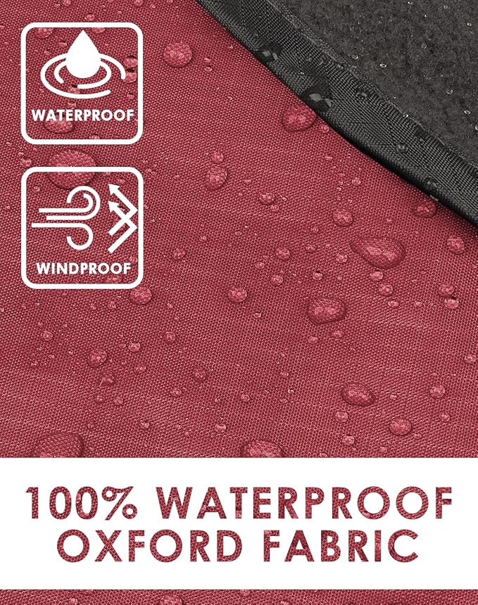 DUKUSEEK Stadium Blanket for Outdoor Sports, Waterproof Hooded Blankets for Watching Football Games, Sideline, Dog, Car, Travel, Large 79"x 59"