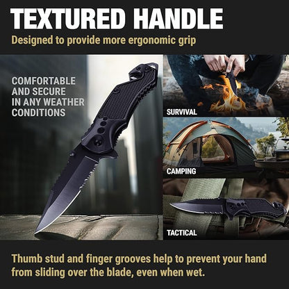 Father Day Gifts - Legal Pocket Knife for Stepdad & Father - Mens Gift Ideas - Best Father’s Day Gifts - Cool Folding Knives - Birthday Gifts for Men - Presents for Dad Husband Boyfriend - 6680 G