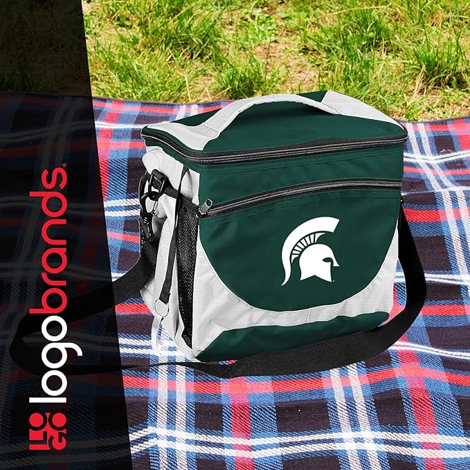 Logo Brands NCAA Unisex Adult 24-Can Cooler with Bottle Opener and Front Dry Storage Pocket, One Size, Multicolor