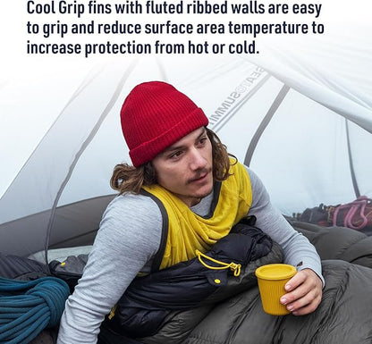 Sea to Summit Passage 16 Ounce Insulated Camp Mug, Arrowwood Yellow