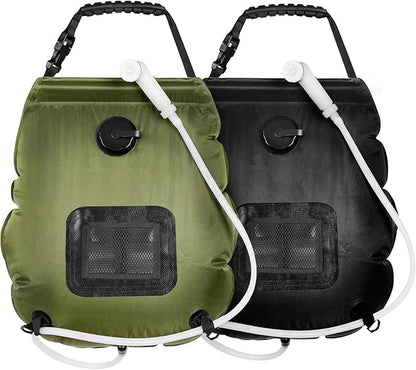 Camping Shower Bag, Camping Shower with Upgraded Hose and Shower Head,Portable Shower for Camping Hiking, Traveling