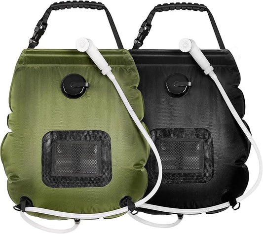 Camping Shower Bag, Camping Shower with Upgraded Hose and Shower Head,Portable Shower for Camping Hiking, Traveling