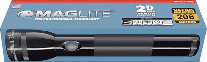 Maglite Heavy-Duty Incandescent 2-Cell D Flashlight in Display Box, Blue