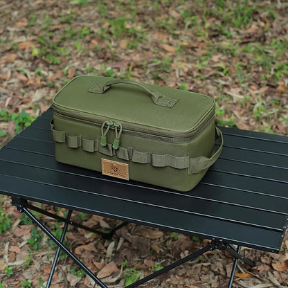 Tactical Camping Storage Bag 9L Tactical Utility Tote Bag Camping Cookware Organizer Trunk Organizer