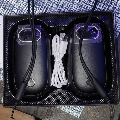Hand Warmers Rechargeable, 14000mAh Electric Hand Warmer 2 Pack Dual-Sided Heating 17Hrs Warmth Max 131℉ USB-C Portable Pocket Heater for Raynauds, Hunting, Golf, Camping