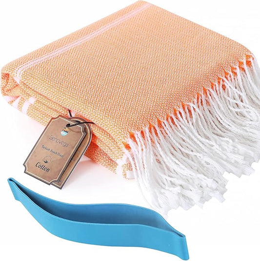 Genovega Turkish Beach Pool Towels Sand Free Quick Dry Oversized Extra Large Bulk Swim Blanket Set Adult Clearance Carnival Cruise Ship Essentials Packing List Vacation Travel Accessories Must Haves