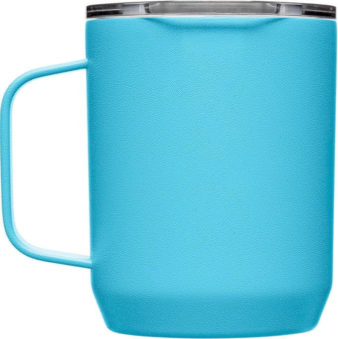 CamelBak Horizon 12oz Camp Mug - Insulated Stainless Steel - Tri-Mode Lid - Nordic Blue