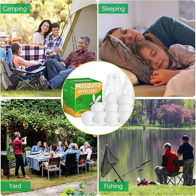 12 Pack Powerful Mosquito Repellent for Outdoor Patio Home Travel Camping Yard, Keep Mosquito Away Mosquito Barrier