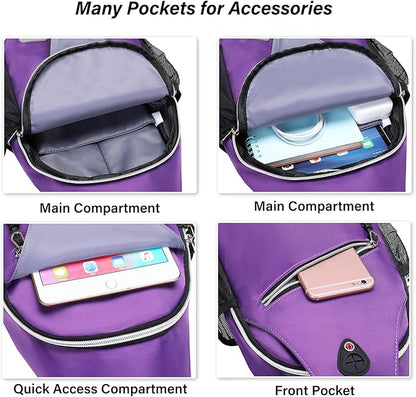 MOSISO Sling Backpack, Multipurpose Crossbody Shoulder Bag Travel Hiking Daypack
