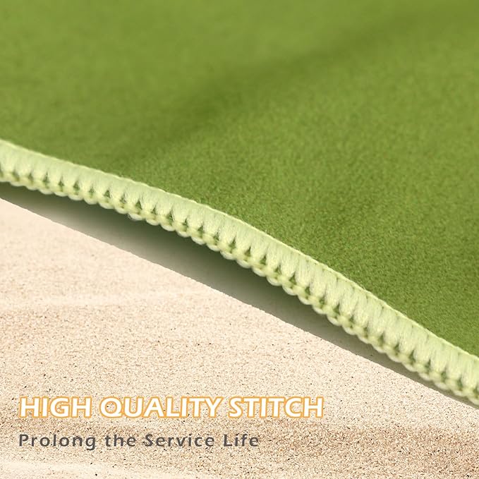Eunzel 2 Pack Microfiber Beach Towel, Quick Dry Travel Towel Large Sand Free Towel for Beach, Camping, Swim Pool, Gym, Sports& Yoga 71"x32", Palm