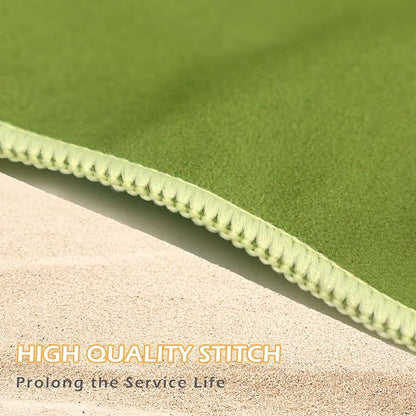 Eunzel 2 Pack Microfiber Beach Towel, Quick Dry Travel Towel Large Sand Free Towel for Beach, Camping, Swim Pool, Gym, Sports& Yoga 71"x32", Palm