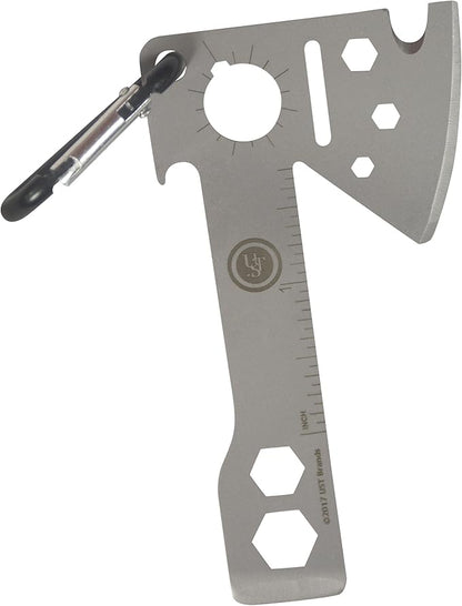 UST Tool-a-Long Multi-Tool Carabiners with Durable, Compact Stainless Steel Construction for Hiking, Kayaking, Camping, Travel and Outdoor Survival