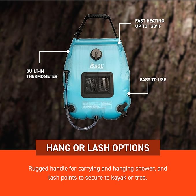 S.O.L. Survive Outdoors Longer Camping Shower 20L