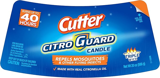 Cutter Citronella Candle, 1 pack, Copper