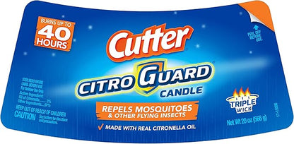 Cutter Citronella Candle, 1 pack, Copper