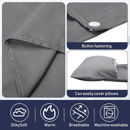 Preboun 4 Pcs Sleeping Bag Liner Ultralight Adult Sleep Sack Travel Camping Sheets Self Tan Sleep Sack Lightweight Sleeping Bags for Adults and Kids Hotels Camping Hiking Backpacking Bed