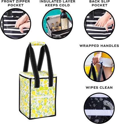 SCOUT Pleasure Chest - Soft, Lightweight, Insulated Cooler, Fits 5 Wine Bottles, Cooler for Beach, Pool, Boat, and Picnics