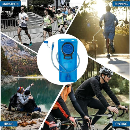 Hydration Bladder Hiking Water Bladder Leak-Proof Water Reservoir BPA Free Hydration Bag for Biking Running Camping