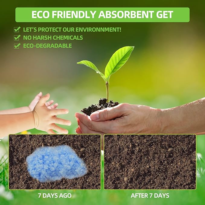 Portable Toilet Powder, Fast-Absorbing Camping Toilet Chemicals, for Camping Outdoor Recreation Portable Toilet Rapidly Biodegradable Eco Poo Gel, Liquid Waste Gelling and Deodorizing Powder
