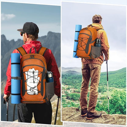 RAINSMORE Hiking Backpack 40L Waterproof Camping Backpack Lightweight Packable Backpack for Women Men Outdoor Travel Daypack