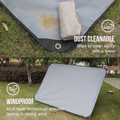 LYN Heavy Duty Emergency Blanket Survival Gear Waterproof Insulated Blanket Emergency Tarp for Camping, Hiking, Bushcraft