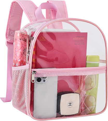 Oraben Clear Backpack for Stadium Events Stadium Backpack Waterproof 12x6x12 Clear Bag for Adult Concert Sport Work