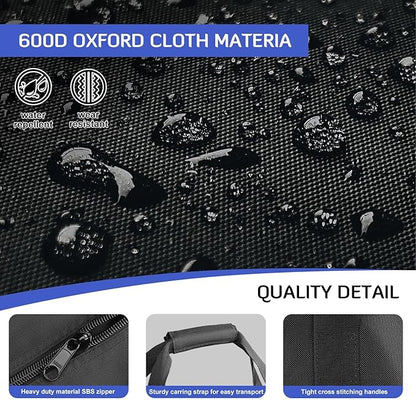 INFANZIA Duffel Travel Sports Equipment Bag, Long Luggage Bag with Upgrade Zipper Water Resistant, Extra Large Foldable Storage Bag for Camping, Tent, Tripod, Fishing(50x13x13 inch,2PCS)