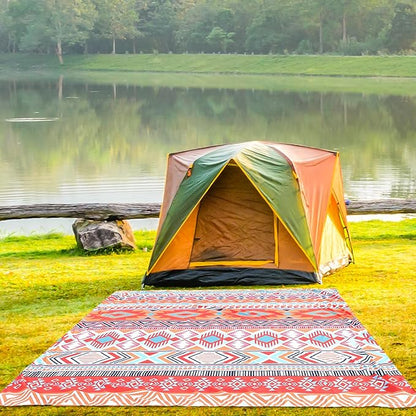 AISPARKY Beach Blanket Waterproof Sandproof, Oversized Large Beach Mat 79" X 83"/120"x108" for 1-8 Adults, Quick Drying&Compact&Lightweight, Picnic Mat Vacation Essentials for Beach Camping Travel