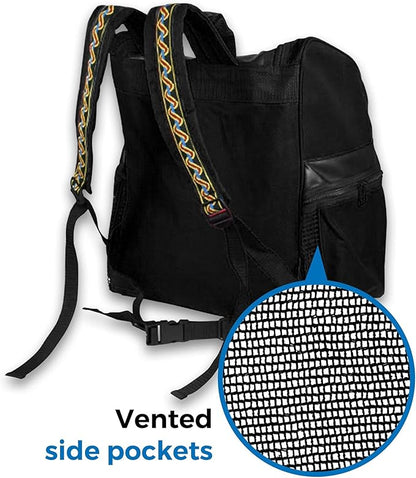 Water Gear Swimmers Backpack - Swimming Sports Athlete - Water Resistant Nylon Training Equipment Bag- Water Gym Bag For Men and Women