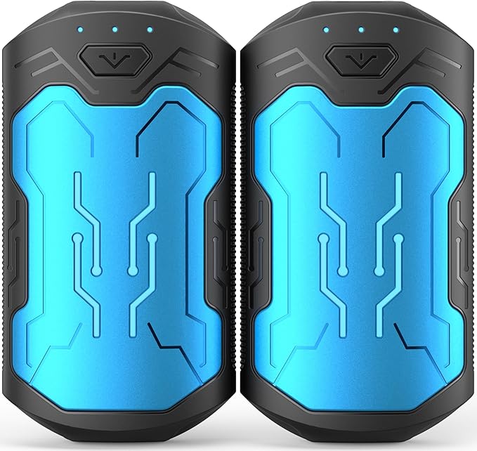 Hand Warmers Rechargeable 2 Pack, ROFWIZ 6000mAh Electric Portable Pocket Heater, are Great Warm Gifts for Women, Men, Heat Therapy, Raynauds, Outdoors, Hunting, Golf, Camping Gear