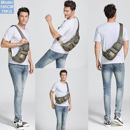 NICGID Sling Bag Chest Shoulder Backpack Crossbody Bags Casual Daypack for Men Women