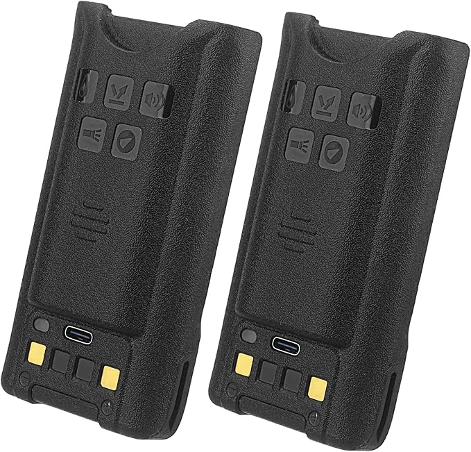 BAOFENG UV-9R Battery,4800mAh Type-C Charge BL-9 Li-ion 7.4V Replacement Radio Battery for UV-9R Plus Pro UV-9G BF-T57 GMRS-9R UV-XR USB-C Rechargeable walkie Talkie Battery (2Pack)