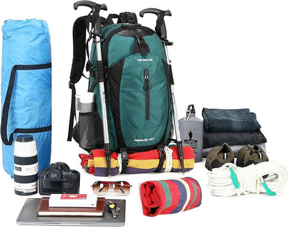40L Waterproof Lightweight Hiking,Camping,Travel Backpack for Men Women
