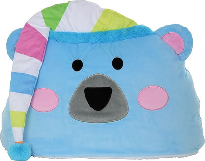 iscream 73" x 25" Faux Sherpa-Lined Furry Plush Fleece Zippered Sleeping Bag - Furry Friends Collection