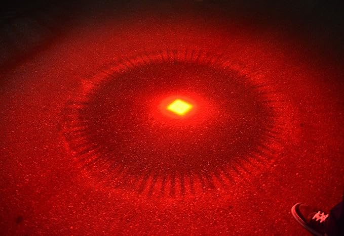 One Mode Red Light Flashlight, 1 Mode Red LED Flashlight Red Flashlight, Red LED Red Light for Astronomy, Aviation, Night Observation