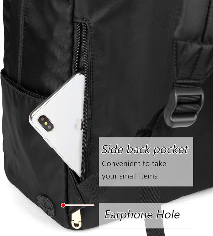 HawLander Lightweight School Backpack for Women or Teen Girls, Mid-Volume 20.0L