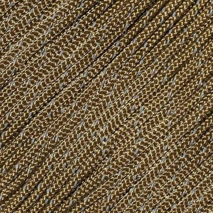 West Coast Paracord – 95 Tensile Strength - 1 Strand Reflective Paracord (25 Feet, Brown)