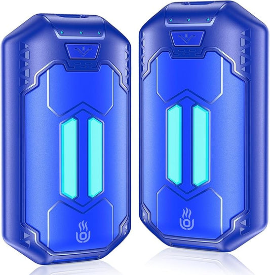AI Hand Warmers Rechargeable 2 Pack, 6000mAh Electric Hand Warmers with 3 Heat Settings 20Hrs Long Lasting Portable Pocket Heater for Outdoor Camping, Hunting, Golf, Winter Gifts