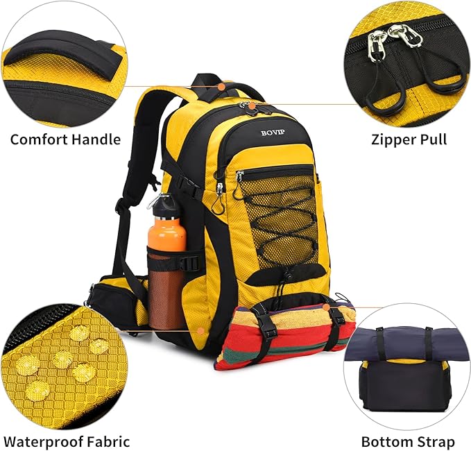 40L Hiking Backpack Waterproof Lightweight Daypack Travel Sports Camping Backpack for Men Women