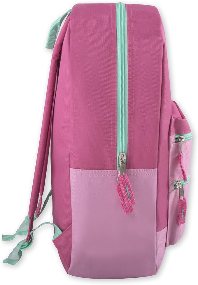 Trail maker Multi Pocket Multicolor Backpack with Adjustable Padded Straps