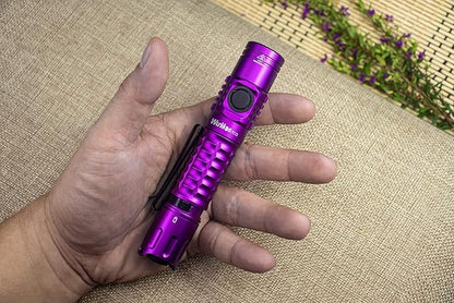 Wurkkos Tactical Flashlight, 2000 Lumen Super Bright Flashlight, Rechargeable Flashlight 345m Long Rang, Dual Switch, IPX8 Waterproof EDC Flashlight for Emergencies, Camping, Hiking