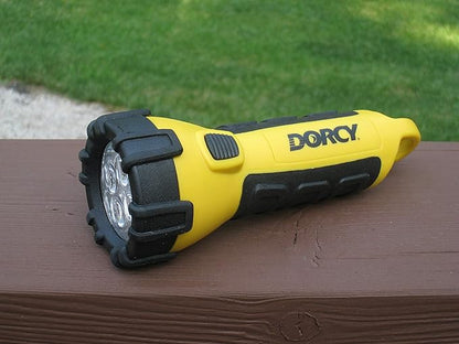 Dorcy 41-2524 2 pk Floating LED Flashlight with Carabineer Clip, 150 Lumens, Yellow