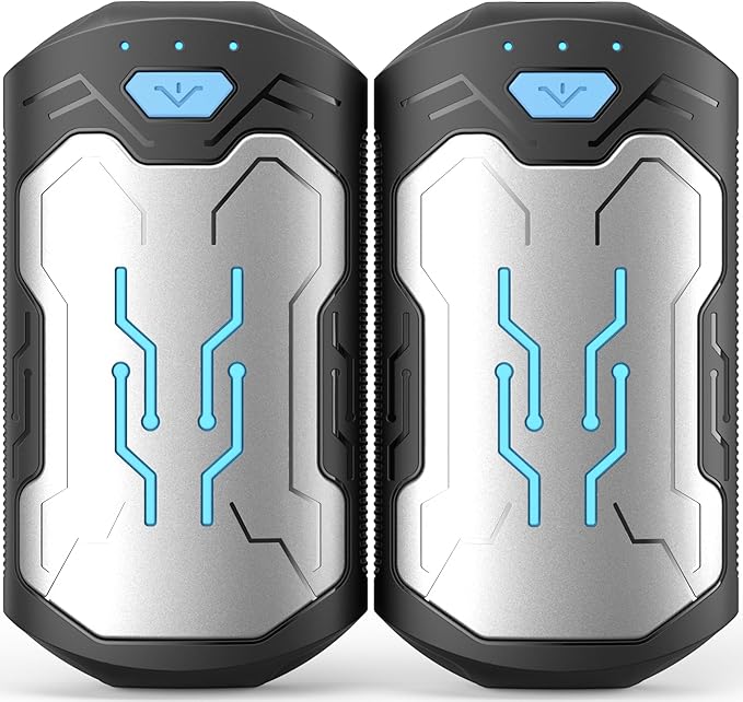 Hand Warmers Rechargeable 2 Pack, ROFWIZ 6000mAh Electric Portable Pocket Heater, are Great Warm Gifts for Women, Men, Heat Therapy, Raynauds, Outdoors, Hunting, Golf, Camping Gear