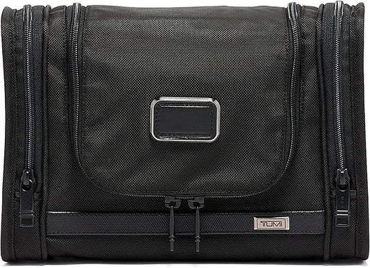 TUMI - Alpha Hanging Travel Kit - Toiletries Travel Bag - Cosmetics Organizer - Travel Essentials Bag with Hooks & Pockets - Black