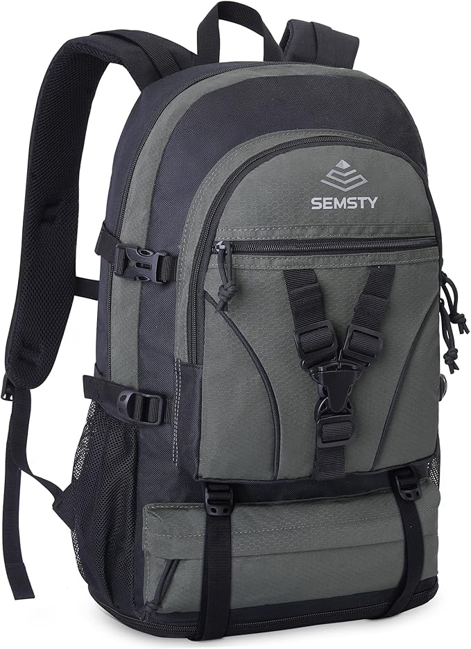 Hiking Backpack, 30L/40L/50L Expandable Hiking Backpack for Men and Women, Travel Backpack Flight Approved