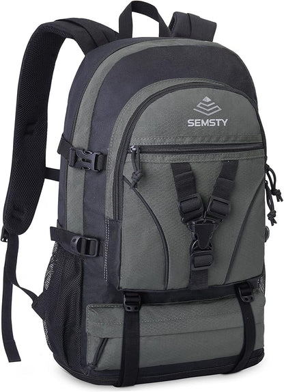 Hiking Backpack, 30L/40L/50L Expandable Hiking Backpack for Men and Women, Travel Backpack Flight Approved