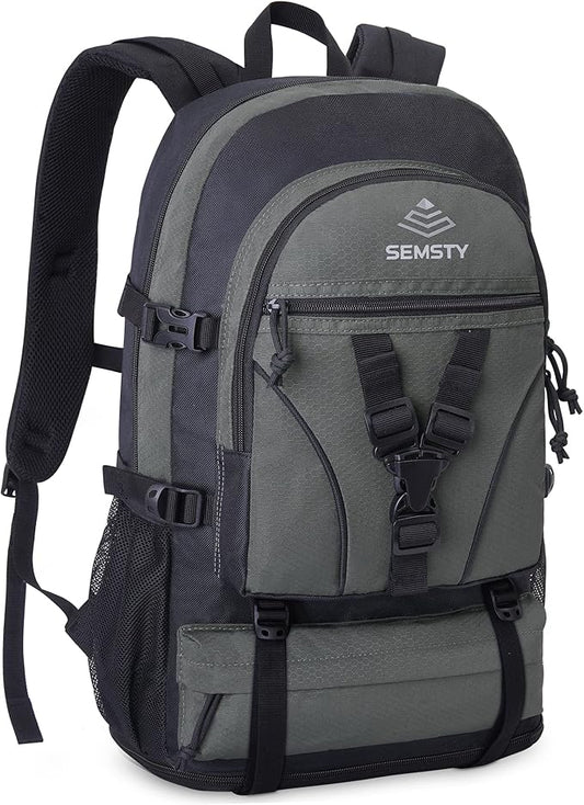 Hiking Backpack, 30L/40L/50L Expandable Hiking Backpack for Men and Women, Travel Backpack Flight Approved